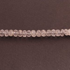 1  Strand Black Rutile Faceted Rondelles-  8mm-14 Inches BR1896