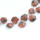 1 Strand Unakite Faceted Briolettes -  Fancy Shape Briolettes -16mmx12mm-10mmx10mm -10 Inches BR03534 - Tucson Beads