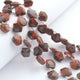 1 Strand Unakite Faceted Briolettes -  Fancy Shape Briolettes -16mmx12mm-10mmx10mm -10 Inches BR03534 - Tucson Beads