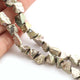 1 Strand  Green Pyrite Free From Shape Center Drill Brioellets-  Nuggets Briolette 9mmx10mm-15mmx9mm 8 Inches BR1878