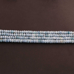 1  Strand Boulder Opal Faceted Rondelles  -  5mm-6mm 13 Inches BR1888