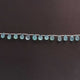 1 Strand Aqua Chalcedony  Faceted  Briolettes - Tear Drop  Shape  Briolettes - 9mmx6mm-11mmx7mm - 9 Inches BR01690