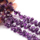 1 Strand Amethyst Smooth Pear Briolettes- Semi Precious Gemstone Pear Shape Briolettes -6mmx6mm -13mmx7mm 12.5 Inches BR0460