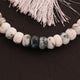 1 Strand Dendrite Opal Faceted Rondelles -Semi Precious Gemstone Roundelles Beads 7mm-8mm 7 Inches br0194