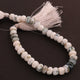 1 Strand Dendrite Opal Faceted Rondelles -Semi Precious Gemstone Roundelles Beads 7mm-8mm 7 Inches br0194