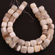 1  Strand White Lace Agate Faceted Cube Briolettes - Box shape Beads 9mm-10mm  8 Inches BR3215