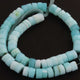 1 Strand Beautiful Peru Opal Faceted Heishi Tyre Beads -Peru Opal Gemstone Beads- 6mm-7mm-9.5 Inches BR0278