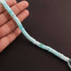 1 Strand Beautiful Peru Opal Faceted Heishi Tyre Beads -Peru Opal Gemstone Beads- 6mm-7mm-9.5 Inches BR0278