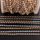 5 FEET Crystal Zircon Rhinestone Chain, Raw Brass - 24k Gold Plated chain per foot BD1137