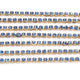 5 FEET Crystal Blue Zircon Rhinestone Chain, Raw Brass - 24k Gold Plated chain per foot BD1135