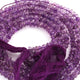 1  Strand Amethyst Faceted Rondelles Shape- Semi Precious Gemstone Amethyst  Rondelles 5mm- 7mm-13 Inches BR0780