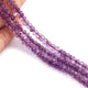 1  Strand Amethyst Faceted Rondelles Shape- Semi Precious Gemstone Amethyst  Rondelles 5mm- 7mm-13 Inches BR0780