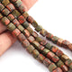 1 Strand Unakite Faceted Cube Beads- Faceted Cube beads 6mm-7mm 8 Inches BR1903