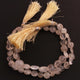 1  Strand Golden Quartz Faceted   Briolettes -Coin Shape  Briolettes  7mm-12mm-8.5 Inches BR1904