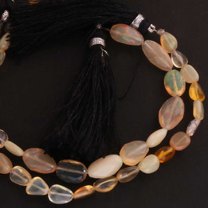 1 Strands Ethiopian Opal Smooth Briolettes  ,  Assorted Shape Briolettes - 13mmx6mm-3mmx5mm 7 inches BR1980