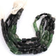 1 Strand Serpentine Briolette Beads, Chicklet Shape Faceted Beads, Gemstone Briolettes 13mmx9mm-8mmx7mm - 8 Inches BR2010