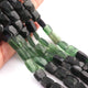 1 Strand Serpentine Briolette Beads, Chicklet Shape Faceted Beads, Gemstone Briolettes 13mmx9mm-8mmx7mm - 8 Inches BR2010