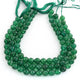 1 Strand Green Onyx Faceted Ball Beads 8mm- 9 Inches BR2003