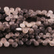 1 Strand Black Rutile  Faceted Briolettes  -Heart Shape Briolettes   7mmx9mm -8 Inches BR2001