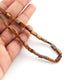 1 Strand Brown Tiger Eye Smooth Briolettes Cube Shape Beads 10mmx4mm-6mmx4mm -13  Inches BR2023