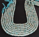 1 Strand Amazonite Faceted Rondelles - Amazonite Roundel Beads 7mm-8mm 14 Inches BR2029