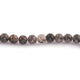 1 Long Strand Black Rutile Faceted Balls  Beads 8mm 14 Inches BR2059