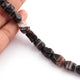 1 Strand Black Boulder Opal Faceted Briolettes - Fancy Shape 12mmxmm8-13mmx9mm - 7 Inches BR2055