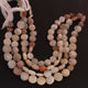 1 Strand Multi Moonstone Faceted Briolettes -Coin Shape  Briolettes - 9mm-10mm- 8 Inches BR2073