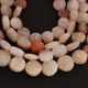 1 Strand Multi Moonstone Faceted Briolettes -Coin Shape  Briolettes - 9mm-10mm- 8 Inches BR2073