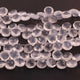 1 Strand Ice Quartz Faceted   Briolettes - Heart Shape  Briolettes  -8mm-9mm-8 Inches BR03318 - Tucson Beads