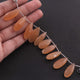 1  Strand Peach Moonstone  Faceted Briolettes  - Pear Shape  Briolettes  24mmx9mm-26mmx12mm 5.5Inches BR3997 - Tucson Beads