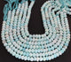 1  Strand  Peru Opal Faceted Roundelles Shape - Semi Precious Rondelles Gemstone Beads - 9mm -12 Inches BR02809