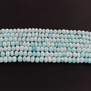 1  Strand  Peru Opal Faceted Roundelles Shape - Semi Precious Rondelles Gemstone Beads - 9mm -12 Inches BR02809