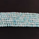 1  Strand  Peru Opal Faceted Roundelles Shape - Semi Precious Rondelles Gemstone Beads - 9mm -12 Inches BR02809