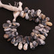 1 Strand Dendrite Opal Smooth Briolettes -Pear Shape Briolettes  14mmx8mm-22mmx9mm -8 Inches BR2651