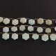 1 Strand Amazonite  Hexagon Shape Faceted Briolettes -   15mmx14mm  -8.5 Inches BR0567