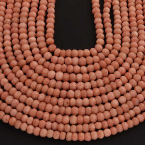 1 Strand Red  Amazonite Faceted Rondelles -Red Amazonite Round Rondelles  Beads 5mm-4mm  12.5  Inches BR0376