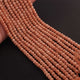 1 Strand Red  Amazonite Faceted Rondelles -Red Amazonite Round Rondelles  Beads 5mm-4mm  12.5  Inches BR0376