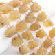 1  Strand  Golden Rutile Faceted Cavred Pentagon Shape Briolette -14mmx11mm-18mmx12mm- 8  Inches BR03612 - Tucson Beads