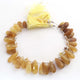 1 Strand Yellow Opal Faceted pear Shape Briolettes -Pear Shape  Briolettes  - 19mmx10mm - 29mmx10mm - 9.5 inches BR1843 - Tucson Beads