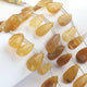 1 Strand Yellow Opal Faceted pear Shape Briolettes -Pear Shape  Briolettes  - 19mmx10mm - 29mmx10mm - 9.5 inches BR1843 - Tucson Beads