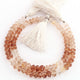 1 Strand Imperial topaz Faceted Roundelles -Semi Precious Gemstone Beads - 8mm- 9mm 9 Inches BR0561