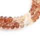 1 Strand Imperial topaz Faceted Roundelles -Semi Precious Gemstone Beads - 8mm- 9mm 9 Inches BR0561