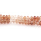 1 Strand Imperial topaz Faceted Roundelles -Semi Precious Gemstone Beads - 8mm- 9mm 9 Inches BR0561