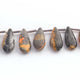 1  Strand  Bumble Bee Jasper Smooth Briolettes -Pear  Shape  Briolettes - 19mmx9mm-22mmx10mm  7 Inches BR01589 - Tucson Beads