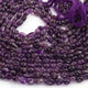 1 Long Strand Amethyst Smooth Briolettes - Oval Shape Briolettes - 6mmx6mm-12mmx6mm - 12 Inches BR03683