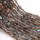 1 Strand Labradorite Smooth Briolettes- Semi Precious Gemstone Oval Shape Briolettes Beads  6mmx6mm-13mmx6mm - 12 Inches BR0587