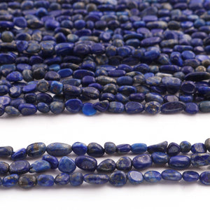 1 Strand Amazing Lapis lazuli Smooth Oval Shape Briolettes- Semi Precious Gemstone Oval Shape Beads- 4mmx4mm- 9mmx4mm- 12 Inches BR03680