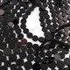 1  Long Strand Amazing Black Onyx  Smooth Briolettes -  Semi Precious Gemstone Flat Coin Shape Briolettes Beads - 7mmx7mm-10mmx10mm -15 Inches BR03678