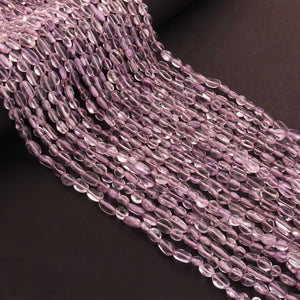 1 Strands pink Amethyst Smooth Briolettes - Amethyst Smooth Oval Briolettes 5mmx5mm-11mm x5mm -12 Inches BR03684